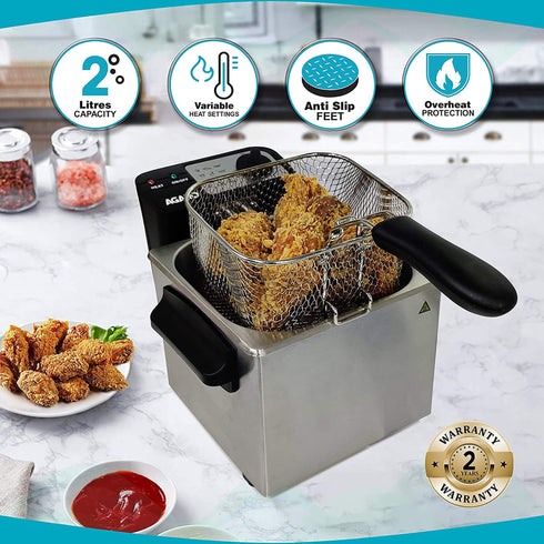 Marvel Deep Fryer - 2L - Silver
