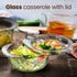 Elite Glass Casserole With Lid - 1500ml
