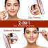 Facial Hair Remover |Eyebrow Trimmer FHR190 Rose Gold For Women, Rechargeable, Cordless, Safe & Painless Electric Shaver, Hypoallergenic Blade, Multipurpose Use For Upper Lip, Chin