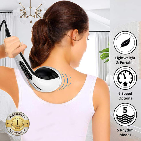 Lady using Agaro Marvel Hand Massager