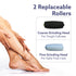 Callus Remover Replaceable Heads, 2 Pcs, Callus & Dead Skin Removal Filer, Pedicure at Home