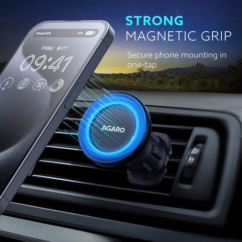Magnetic Car Mobile Holder Stand with Ultra-Strong N52 Magnet