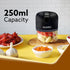 Elite Rechargeable Mini Electric Chopper, 250 Ml, Black