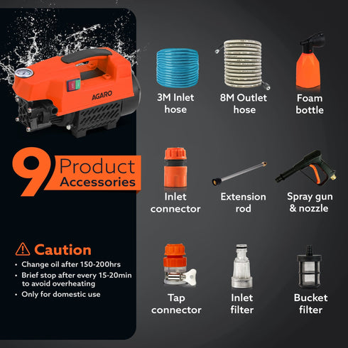 SUPREME High Pressure Washer 1800W