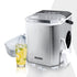 Regal Ice Maker, Compact Ice Maker, 1.2L water Tank, 9 Pcs bullet Ice Cube at a time, Stainless Steel Body