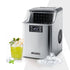 Galaxy Ice Maker, Compact Ice Maker, 3.2L water Tank, Cube ice, Stainless Steel Body