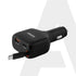 Turbo 84 W 3 in1 Car Charger with 86 cm Retractable Cable