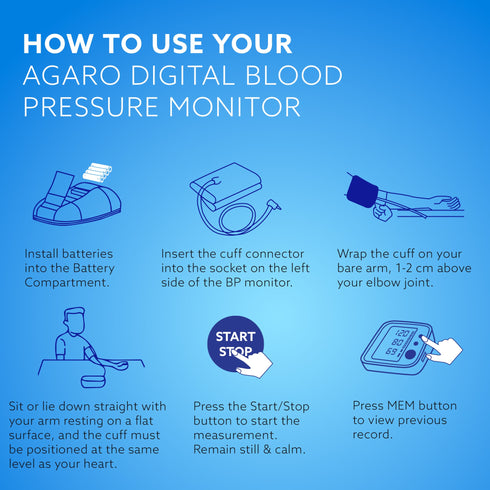 Automatic Portable Digital Blood Pressure Monitor TMB-2283 for Home Use