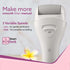 CR3001 Callus Remover with 3 Interchangeable Head Rollers, Rechargeable for Foot Care, Callus & Dead Skin Removal