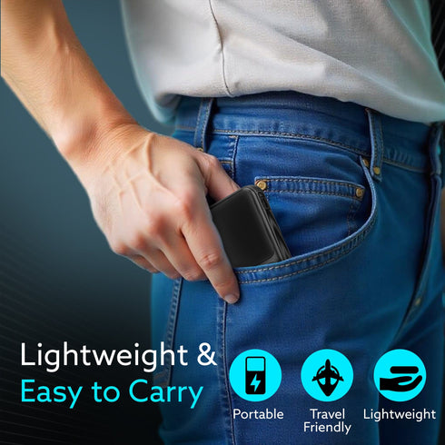 Regency Power Bank 10000 mAh, 22.5W Power Delivery for Smartphones, Portable, USB C & Micro Input, USB A1,A2 & C Output, Fast Charge Technology for Tablets, Headphones and Hi-Powered Devices