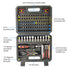 Screwdriver and Bit Set with Carry Box- 151 Pieces