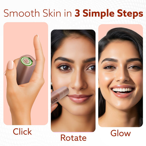 Facial Hair Remover FHR170 For Women, Rechargeable, Cordless, Safe & Painless Electric Shaver, Hypoallergenic Blade, Multipurpose Use For Upper Lip, Chin, Cheeks & Forehead, Ideal For On-The-Go