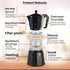 Classic Moka Pot - 240 ML - Black
