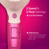 HD1179 Hair Dryer, 1600W, 2 Speed & 3 Heat Settings, Cool Shot, Foldable Handle, for Men & Women, Pink