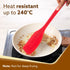 Deluxe Silicone Spatula Set of 6 , Red