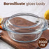 Elite Glass Casserole With Lid - 2000ml