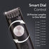 MT 8001 Beard Trimmer for Men, 60min Run Time, USB Charging, Fast Charge, 20 Length Setting, Rechargeable Battery, Black