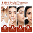 Female Multi Trimmer 3117 – Facial Hair Removal Machine, Bikini Trimmer, Eyebrow & Nose Hair Trimmer Painless body hair trimming. Type-C charging, up to 90 minutes runtime,White.