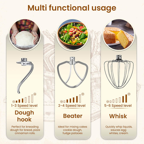 Regency Stand Mixer - 1400W - Black