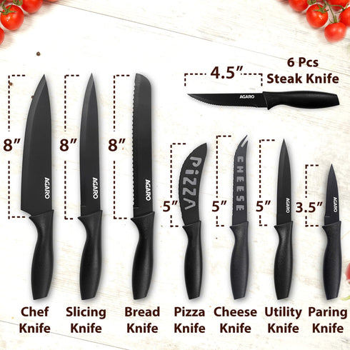 Grand 17 Pcs Kitchen Knifes Set