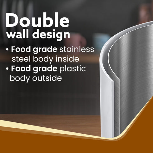 Elegant Electric Kettle, 1.8L, Double Layered Kettle, White