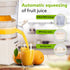 Regal Electric Citrus Juicer, 200ml Capacity, 80 Watts, Automatic Juice Extractor, Orange, Lemon, Grapefruit Juicer & Squeezer Machine, Electric Fruit Squeezer, Portable, white