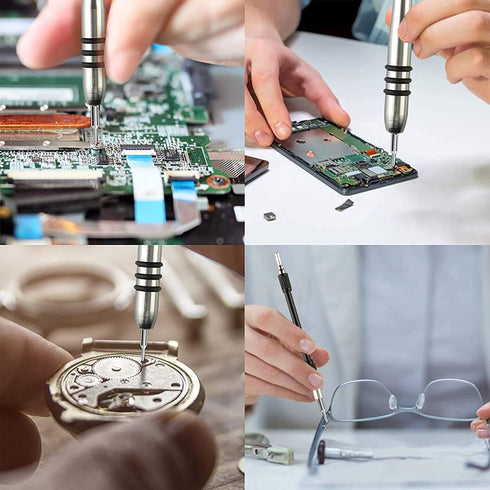 112pcs Precision Screwdriver Set, for Smartphone, Mobile, Laptop, Tablet, Game Console and Household Repair