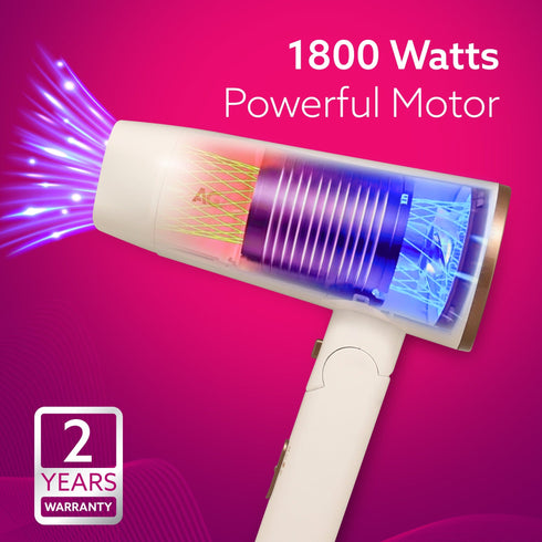 HD 1217 Hair Dryer - 1800 Watts - White