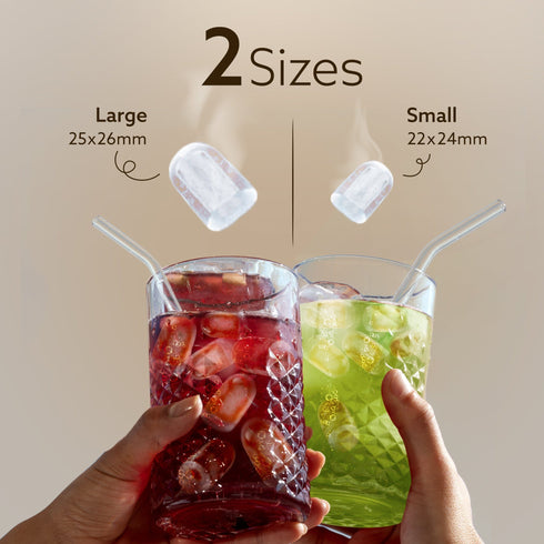 Marvel Ice Maker, Compact Ice Maker, 1.2L water Tank, 9 Pcs bullet Ice Cube at a time, Plastic Body