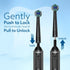Cosmic Oscillating Brush Head Refill 4pcs | Soft-bristle toothbrush for effective plaque removal and a healthier smile.