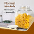 Elegant Glass Jar 3500 ml, Round Shaped, Steel Lid, Storage Glass Container, Transparent, Kitchen Organiser, Multipurpose Jar