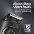 Beard Trimmer MT1122, 10 Length Settings with digital display USB rechargeable multifunctional for home and travel