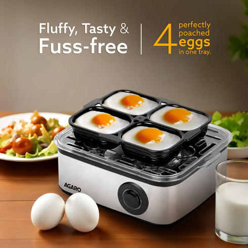 Grand Egg Boiler And Poacher - 500W, Silver