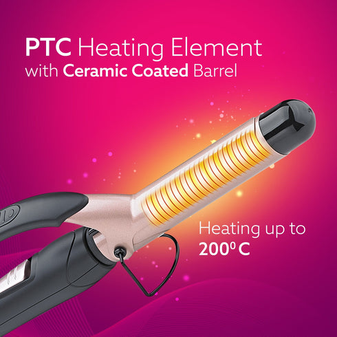 HC-6001 Hair Curler with 25mm Barrel