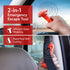 Car Safety Window Hammer and Seat Belt Cutter – Emergency Escape Tool with Glass Breaker & Sturdy Holder, Ideal for Vehicle Roadside Emergencies