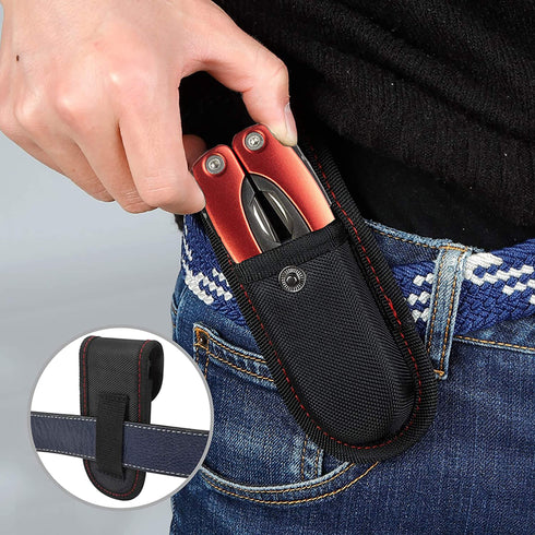 12-in-1 Multi Tool Plier, Hardened Steel, Multipurpose Plier, Knife, Saw, Cable Cutter, Wire Stripper, Screwdriver And More, Ideal For Home, Office,Red