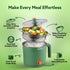 Regency Multi Cook Kettle With Steamer - 1.2 Litres - Sea Green