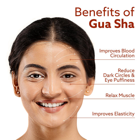 Premium Stainless Steel Gua Sha Tool – Facial Massager for Face, Neck & Eyes, Tightens Skin, Reduces Wrinkles & Relaxes Muscles, improve circulation, reduce puffiness, enhance skin elasticity