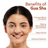 Premium Stainless Steel Gua Sha Tool – Facial Massager for Face, Neck & Eyes, Tightens Skin, Reduces Wrinkles & Relaxes Muscles, improve circulation, reduce puffiness, enhance skin elasticity