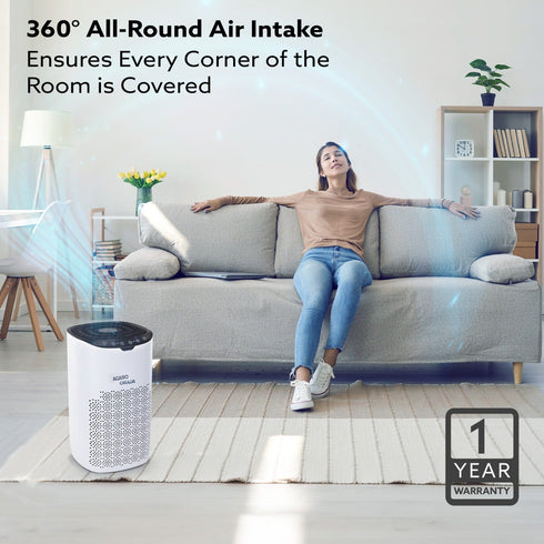 Royal Air Purifier For Home, Bedroom,True HEPA Filter H13, Removes 99.99% Pollutants, Bacteria, Virus & PM 0.1 Particles, 4 Stage Purification, CADR 300 m³/hr