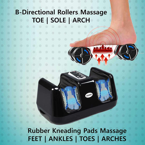 Relaxing Square Foot Massager - (White)