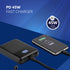 Ignite 10000 mAh Compact Power Bank, 45W Quick Charging for Smartphones