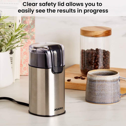 Grand Coffee Grinder - Silver