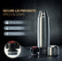 Delite Stainless Steel Flask with Bag, 1000ml, Up to 24 Hrs Hot & Cold, ISI Certified, Triple Vacuum Insulated, Leak Proof, Flip Lid Closure, BPA & Rust Free, for Travel, Office & Outdoor Use