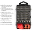 112pcs Precision Screwdriver Set, for Smartphone, Mobile, Laptop, Tablet, Game Console and Household Repair