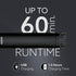 MT 8001 Beard Trimmer for Men, 60min Run Time, USB Charging, Fast Charge, 20 Length Setting, Rechargeable Battery, Black
