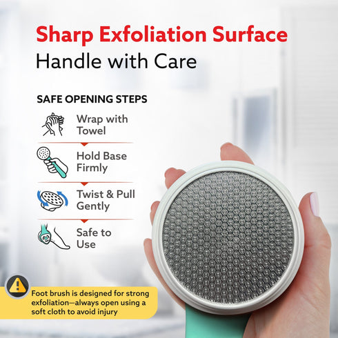 Electric Bath Brush – USB Rechargeable, IPX6 Waterproof | 5 Brush Heads, 3 Cleaning Modes, 360° Rotatable Electric Shower Brush with 14.5” Long Handle