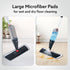 Delite Spray Mop Refill Set, 2 Pcs, Microfiber Pads, for Tiles, Kitchen, Detachable Pad, Compatible with AGARO Delite Spray Mop