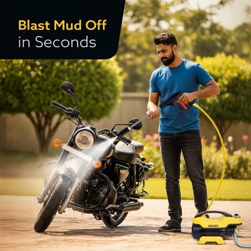 Supreme Plus High Pressure Washer,2200 Watts, 8L/Min Flow Rate, 140 Bars, Yellow