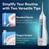 Royal Dental Flosser for teeth, 2 Nozzles, Portable, Cordless & Rechargeable,4 Cleaning Modes,IPX7 Waterproof with 200ml Watertank, Flossing at Home & Travel,Oral Flosser,Oral Irrigator